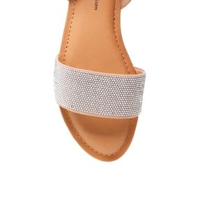 Time and Tru Wide Width two piece sandle